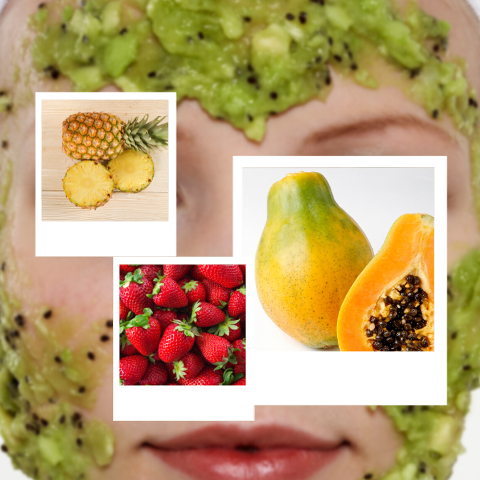 Exfoliating Fruit Masks - Have a SPA day at home!