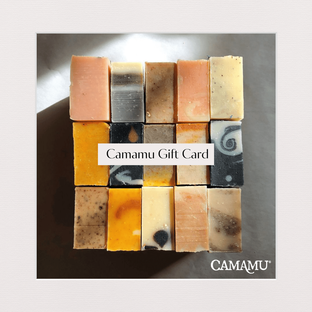 Camamu Gift Card with Assorted Soaps