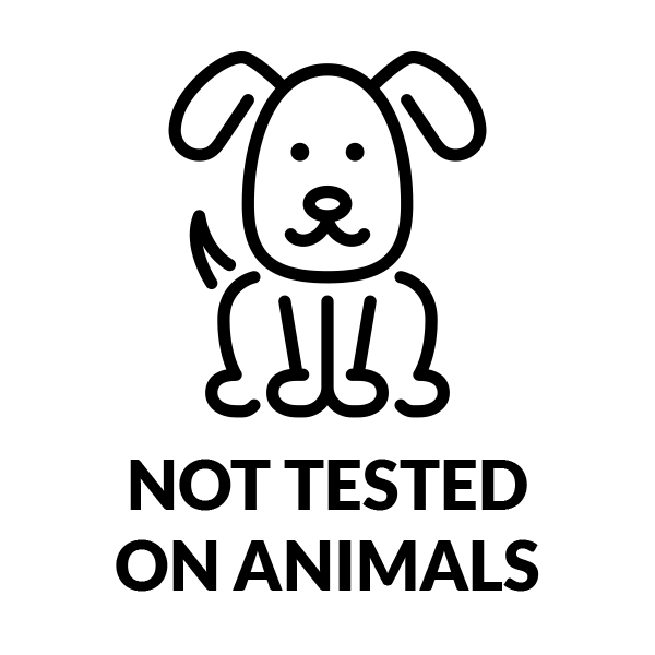 dog with Not Tested on Animals text.