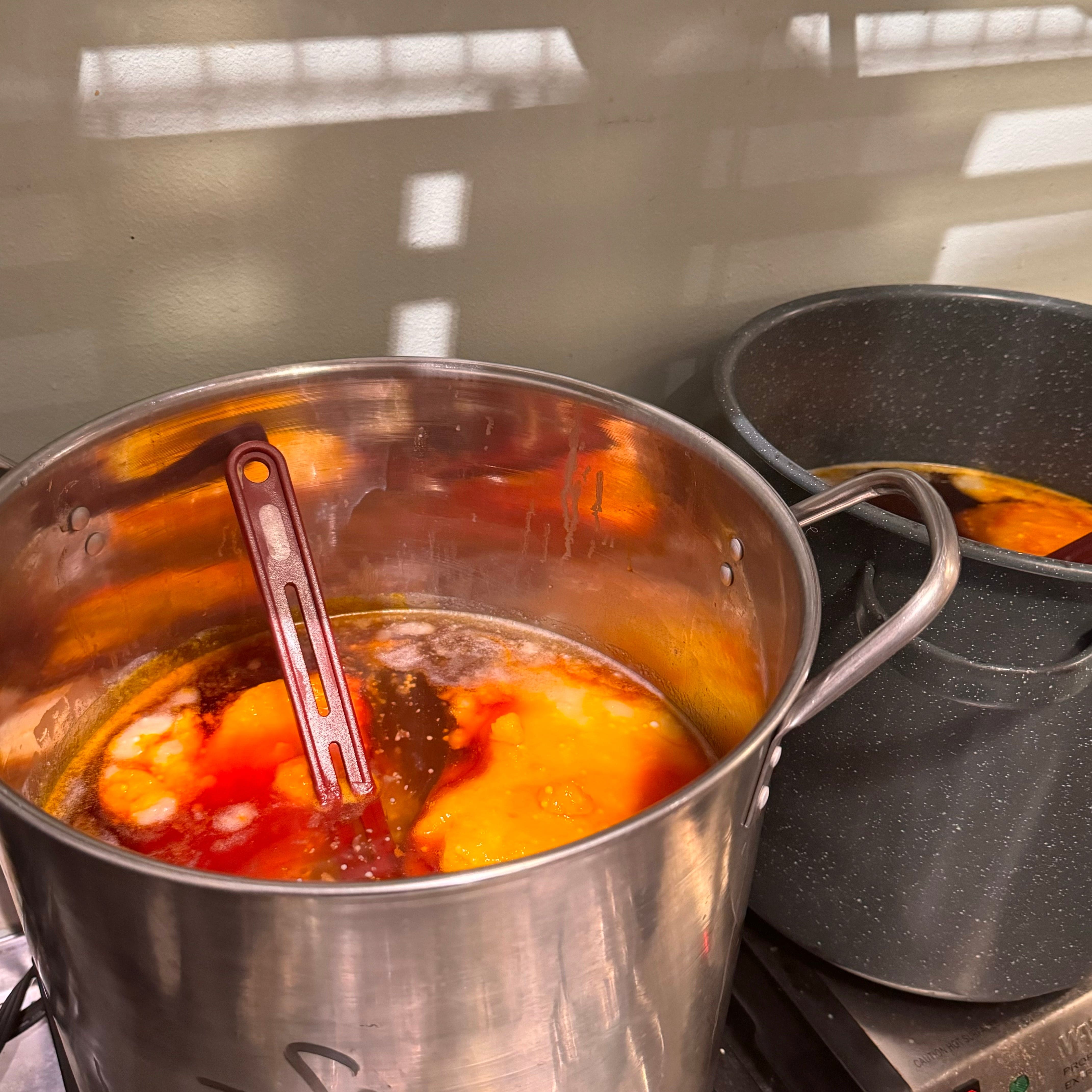 Pot of goodness simmering on stovetop