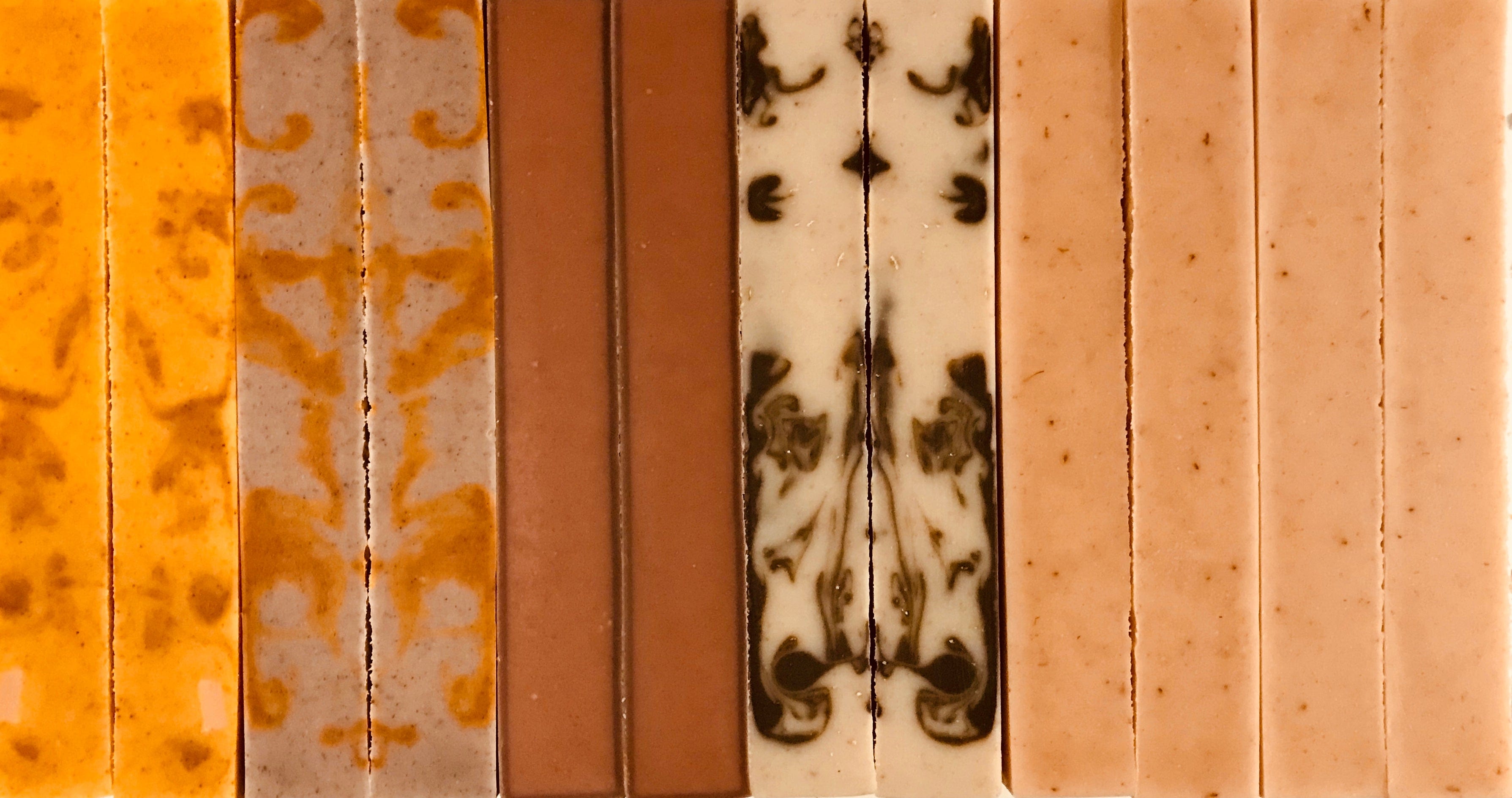 Colorful soap blocks