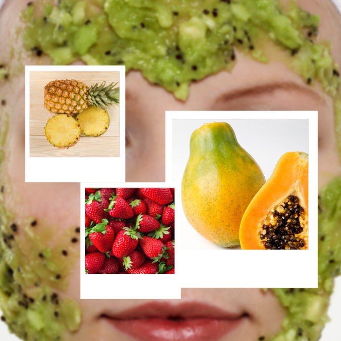 DIY Exfoliating fruit masks