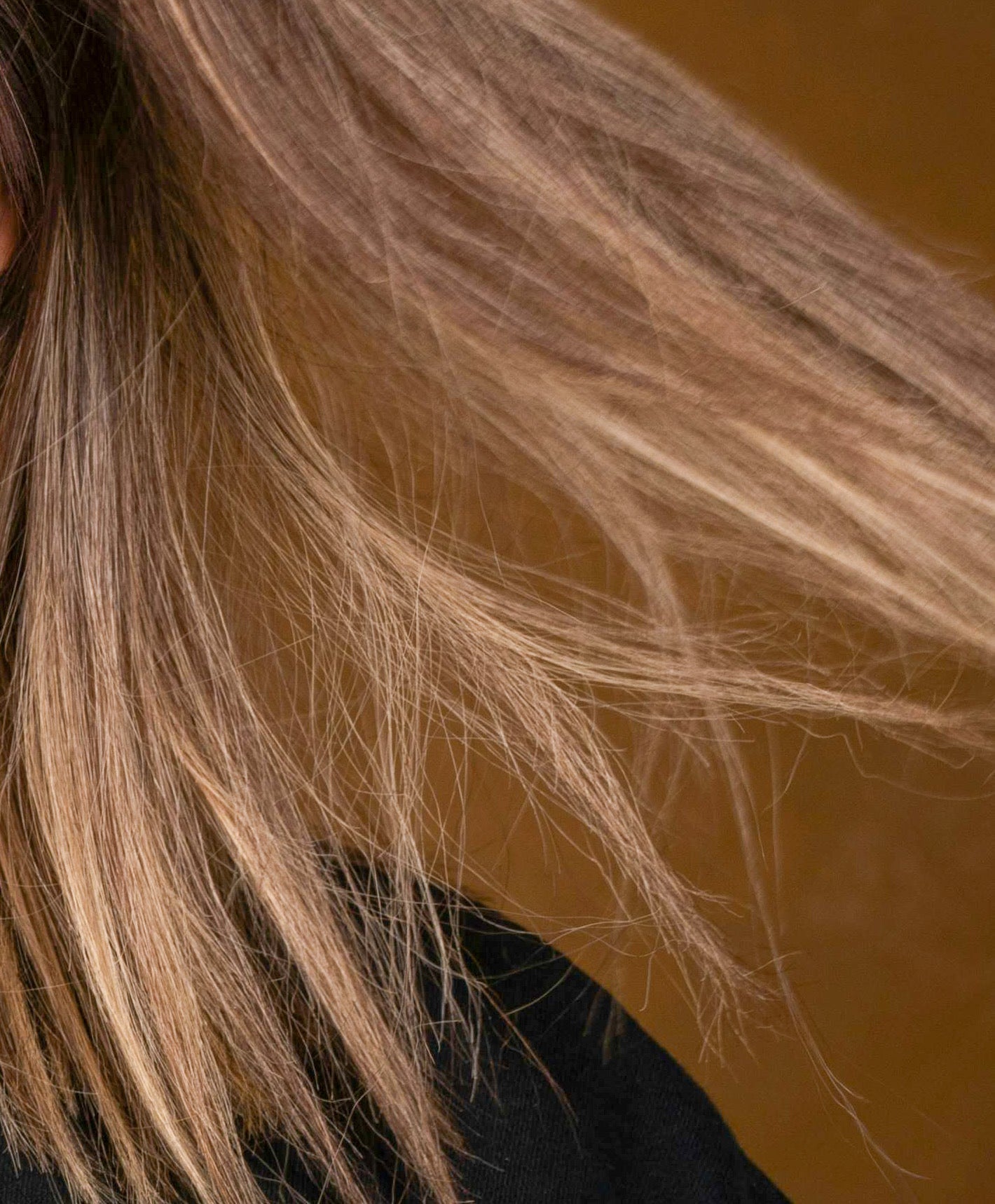 Fine hair with light, airy texture and natural movement