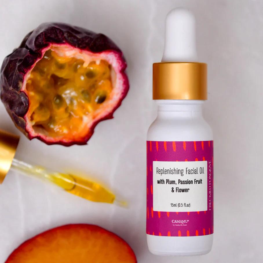 Replenishing Facial Oil with Plum, Passion Fruit & Flower