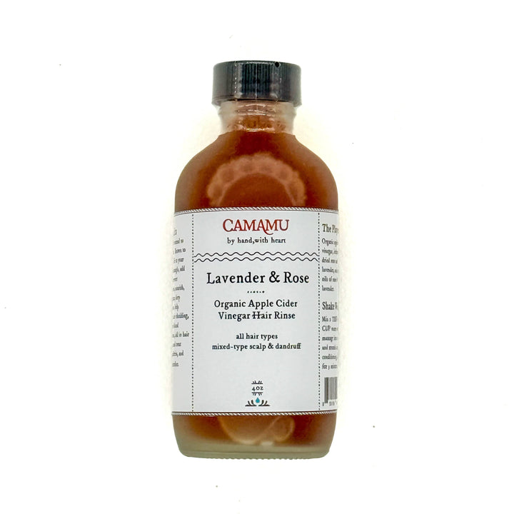 Herb-Infused Organic Apple Cider Vinegar Hair Rinses