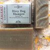 Camamu's Dirty Dog Shampoo is an all-natural dog shampoo made with moisturizing oils and flea and tick repellant essential oils. Completely natural and pesticide free.